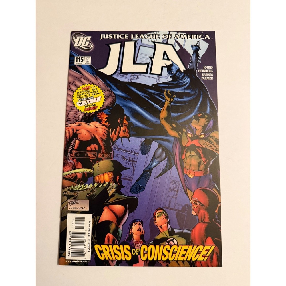 Justice League of America JLA Comic Book‎ 115 Crisis of Conscience DC Comics